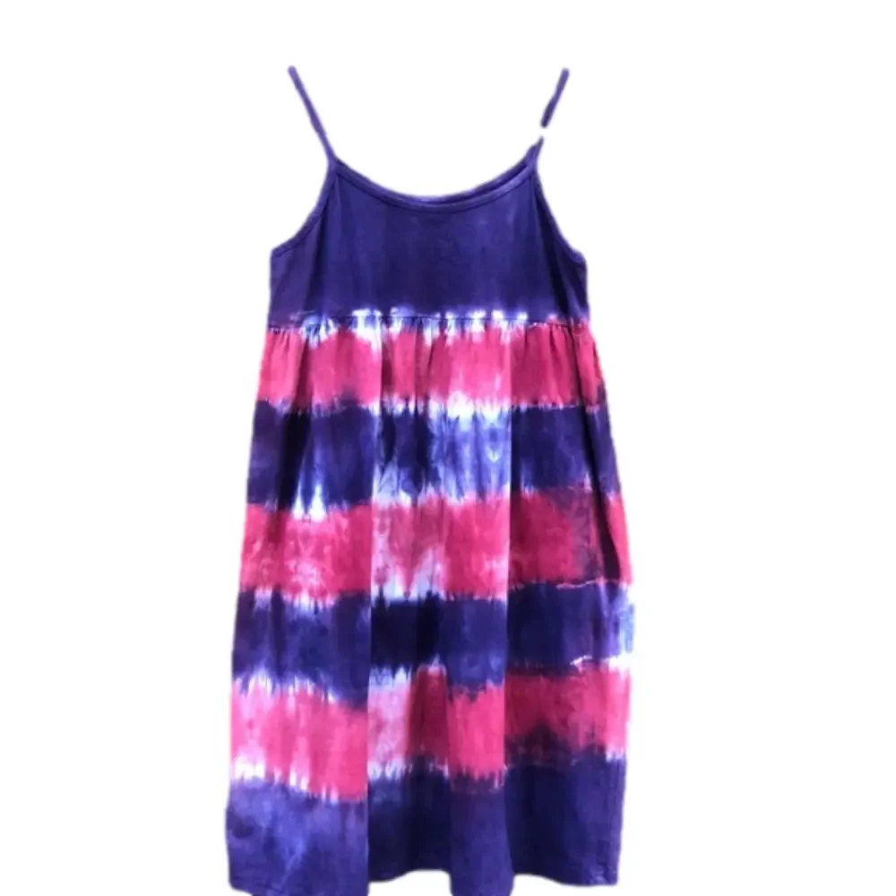 Girls Hand Made Tie-Dyed Dress - Made in Kauai🌸🌴